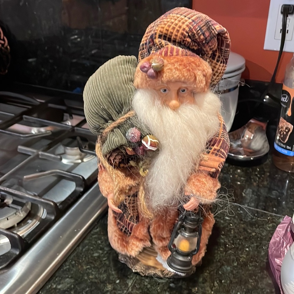 Old man Santa Christmas Table Decor